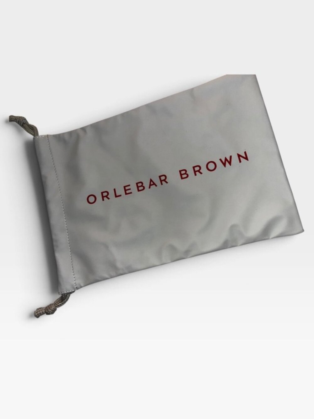 orlebar brown NEW white waterproof wet bathing suit carry bag 11x8